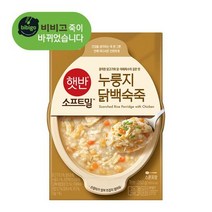 비비고 누룽지 닭백숙죽, 280g x 7개, (죽 280g) 햇반 누룽지닭백숙죽