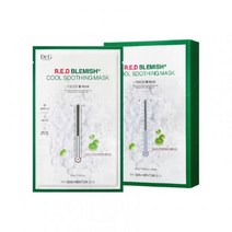 닥터지 Dr.G 레드 블레미쉬 쿨 수딩 마스크 10P 쿨링 진정 마스크팩, 딥 수딩 마스크 10P