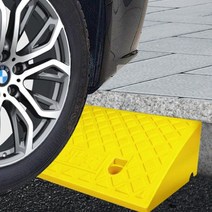 차량진입판 문턱 휠체어 보도블럭 경사로 Ramp Access Board, 엘로우, 옵션6, 1개