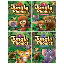 Jungle Phonics(정글 파닉스) 1 2 3 4 교재 워크북 [선택 구매], 정글파닉스 1 SET (책 워크북)