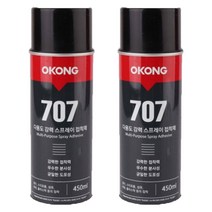 오공 다용도 강력 스프레이 접착제 707, 2개
