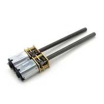 소형 전기 팬 가이드 모터 1pcs 마이크로 감속 기어 모터 리드 스크류가있는 6V 12V DC GA12-N20- M4 x 55, 05 60_01 3 볼트