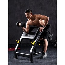 프리쳐컬 암컬 머신 멀티짐 하프랙 파워랙 홈짐 운동기구, 블랙 메인 프레임