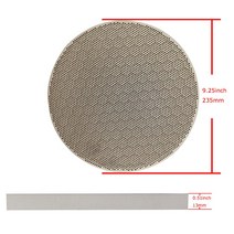 플랫 버너가스 가열 기기 버너 부품 벌집 세라믹 플레이트 235mm 원형 높은 연소 효과, 한개옵션0