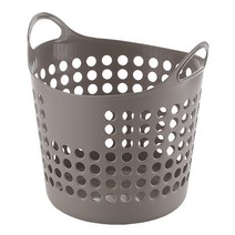 대용량 다용도 세탁바구니 대형, 브라운, 1개