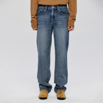 페이탈리즘 0310 Vintage washed semi wide jeans