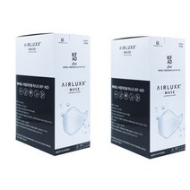 [국내생산] 에어룩스 KF-AD 입체형 비말차단 숨쉬기 편한 마스크 화이트 대형 50매, 1개, 100매입