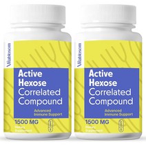 비타블라섬 표고버섯균사체 AHCC 1500mg 90캡슐 2팩, 90정