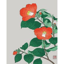 모모픽스페인팅 DIY명화그리기 I44 동백꽃 40x50cm
