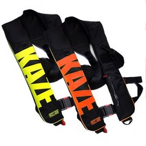 카제 자동팽창식 구명복 구명조끼 co2 리필킷 증정, 오렌지로고