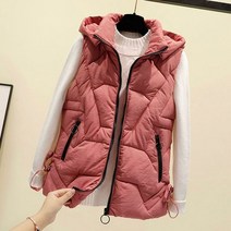 패딩 조끼 탈착식 후드 지퍼 양복 여성 봄 가을 겨울 패션 캐주얼 여성 좋은 따뜻한 여성 겉옷 저렴한 도매