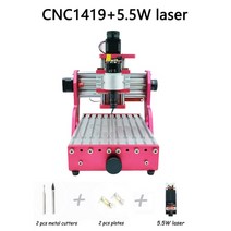 타일절단기 잔디깎기 기계 CNC1419 모든 금속 프레임 데스크탑 조각 구리 알루미늄 CNC, 6.1419 add 5500mw - add offlin
