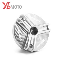 실내 튜닝 차량 몰딩 스티커 인테리어 오토바이 CNC 엔진 오일 캡 볼트 나사 필러 커버 야마하 T-MAX 500 S, 06 TMAX Sliver