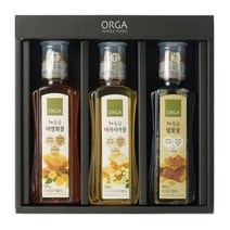 답례 감사 명절 선물세트 ORGA 꿀 1호 야생화 아카시아 밤꽃꿀 1box 회사 교회 친정 처가 시댁 큰댁, 49개