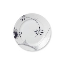 로얄 코펜하겐 블랙 과일 메가 플레이트 22cm, 화이트, 1개