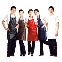 [라인] 비닐 앞치마/비닐앞치마/방수앞치마/원피스앞치마/조리용 위생복/청소용/식당 주방 앞치마/업소용, 옐로우