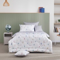 [알레르망] 링고 주니어 차렵이불 S 2종세트 화이트