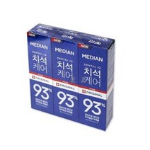 ADY899499아모레퍼시픽 메디안 치석 오리지널 치약 120gX3개 구취제거, 1