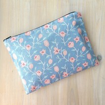 [DIY키트 패키지] 24cm 생리대 파우치만들기 방수파우치 자유학년 (동영상설명) 바느질세트, 블랙체크하트