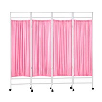 무빙월 병원 보건소 요양원 접이식 가림막 양호실 스크린 약국, J34-핑크네짝(두꺼운프레임더블천)