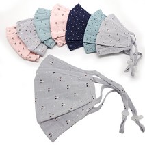 양말나라 린넨st. 3단입체마스크/ 봄 여름 자외선차단 천마스크