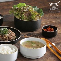 에라토 옳음 1인세트 식기 홈그릇세트 윤스테이 스페인하숙 그릇 신혼 도자기, 비취&브라운, 1번구성
