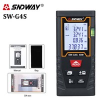 SNDWAY 40M 60M 80M 테이프 레이저 거리측정기 레이저자 줄자 라인 높이측정기, 협력사, SW-G4S 40M