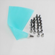 모양깍지 깍지 거치대 짤주머니 별 깍지81626pcs 케이크 장식 부리 노즐 세트 과자, 26pcs 블루