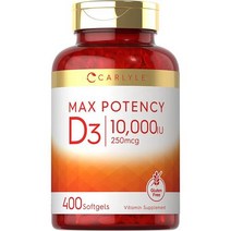 유기농비타민d 액상 임산부 어린이비타민d 비타민 D 10000U 400 소프트젤 값 크기 뼈와 치아 비 GMO 글루텐 프리 칼라일, 단일수량, 단일개당 용량/중량/정