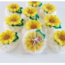 핸드메이드 해바라기 수세미, 케이스포장
