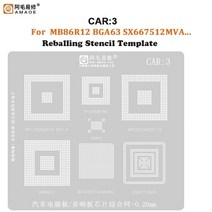 CAR3 BGA Reballing 스텐실 MB86R12 SX667512MVA MPC562MZPJ6 5554MZP132 MCIMX6S1AVM08AC Solder Tin Plan, 한개옵션0