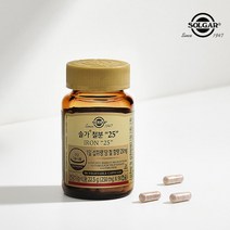 솔가 [솔가] 철분 25 (90캡슐/3개월), 단품없음, 선택완료