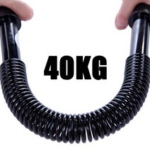완력기 근력기 근력20-60kg 스프링 파워 트위스터 바 가슴 운동 팔 상체 훈련 운동 헤비 듀티 암 빌더 파워 스틱, 40kg, 협력사