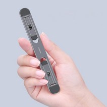 노트북발열 맥북 쿨링패드 거치대 받침대 휴대용 스탠드 부착형 킥플립, 그레이
