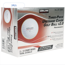코스트코 커클랜드 시그니처 3피스 V2.0 골프공, 12개