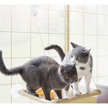 니터스 고양이 캣 윈도우 해먹, 라이트브라운