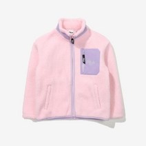휠라 아동용 레인보우 보아 플리스 아우터 FK2PLD4104X
