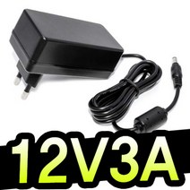 명호전자 12V 아답터 0.5A 1A 1.5A 2A 3A 3.5A 4A 5A 6A 8A 10A 12A 15A 500mA dc 어댑터, 13. 12V3A벽걸이형
