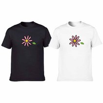 모스 디지털프린팅 인쇄티셔츠 커플티 반팔티 오버핏