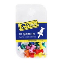 피스코리아 칼라푸쉬핀세트 행거용, 10세트