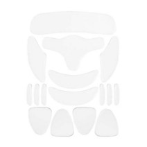 목세로주름 세로목주름 일일일팩 눈밑주름패치 목주름팩 실리콘팩 재사용 가능한 주름 방지 패치 실리콘 얼굴 리프팅 패드얼굴 눈 목 이마 홈 수면 여성 스킨 케어 도구, 01 16pcs