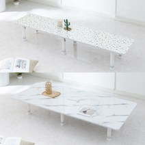 이반가구 접이식 대형 칼라테이블 식탁 사각형 집들이상 손님상, 칼라테이블 1800x600, 올블랙, 4단