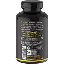 lofty최신 오일 함유 비타민 D3 1000iu25mcg Immune ampamp 뼈 지원 Non-GMO 인증 Soy 무글루텐360 미니 액상 소프트젤, [03] 120개1팩, [03] D3  K25000IU, 1개