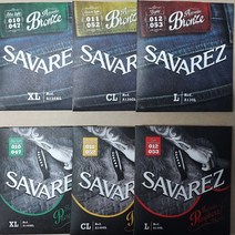 Savarez 사바레즈 통기타줄 A130 A140, 6번:A-140 L 포스포 012-053