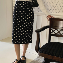 하젤 로이스 땡땡도트 스커트_S0854