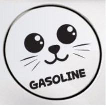 휘발유 주유구스티커 GASOLINE 올뉴렉스턴 K5DL3 소나타DN8 HG 더뉴K7 제네시스G80 모닝 스포티지R 혼유 YF 코란도C k5 티볼리 TG 카니발KA4 G70 볼보, 디젤, 화이트