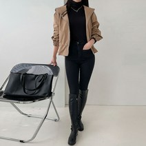 러블리감성 / 소림 후드 숏 야상 자켓