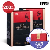고려인삼유통 6년근 고려홍삼정 GOLD + 쇼핑백, 250g, 4개