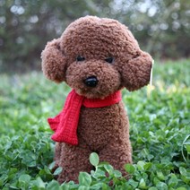 진짜같은 강아지 인형 비숑 프리제 23cm 30cm 50cm 리얼 강아지모형, 15