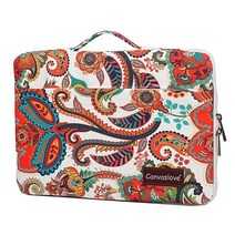 Canvaslove 핑크 국화 노트북 슬리브 케이스 가방 포켓 포함 맥북 프로 16 및 15인치-156인치 노트북용, Pink Chrysanthemum